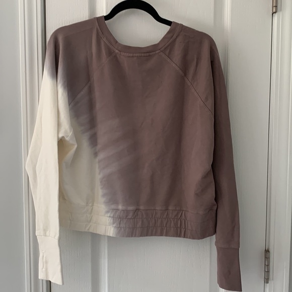 Joy Lab Sweatshirt  Women's French Terry Tie-Dye Pullover large NWOT two tones - Picture 13 of 13